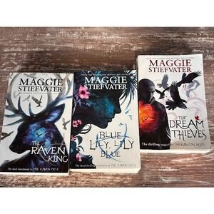 Maggie‎ Stiefvater Raven Cycle The Raven King Blue Lily Blue The Dream Thieves